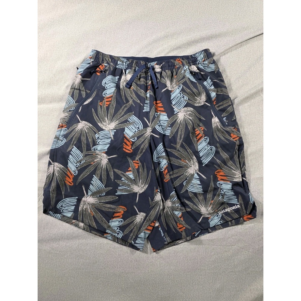 NWOT *READ* PATAGONIA Nine Trails Shorts Men Small Boxer Brief Liner Tropical